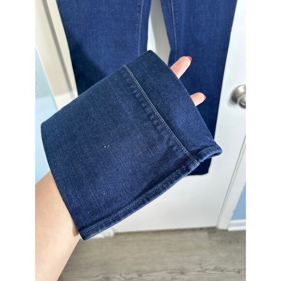 Madewell Jeans Size 29 Low Rise Dark Wash Rail Straight Preppy Officecore READ - Picture 4 of 9